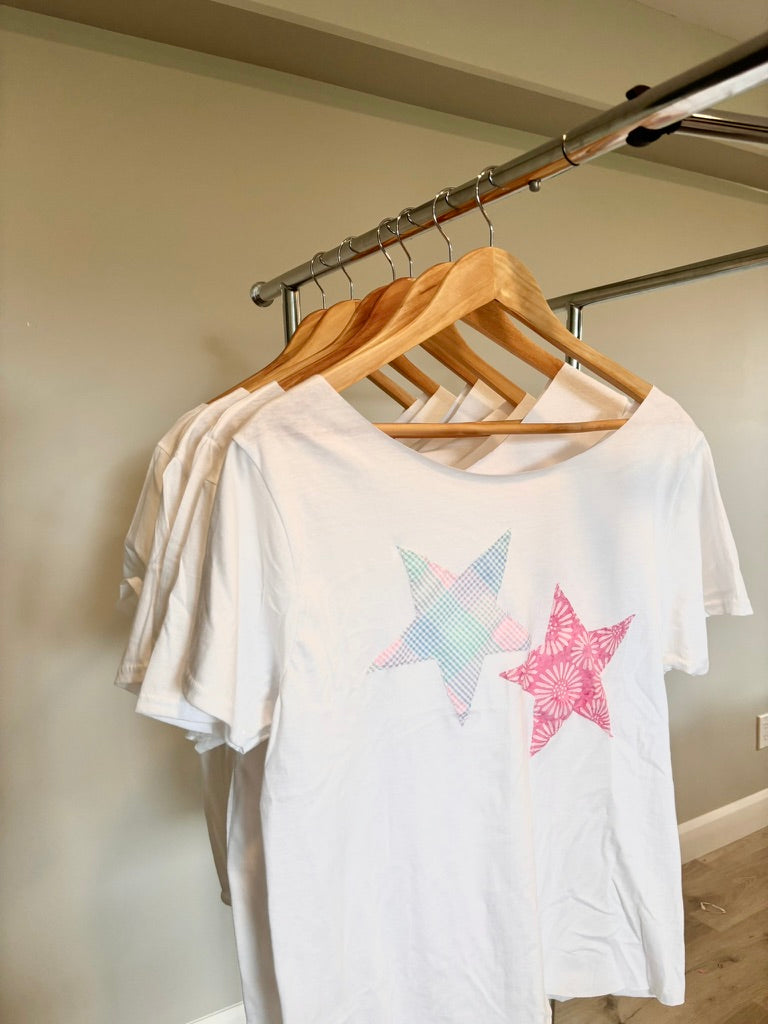 Recycled Patchwork Star T-Shirt