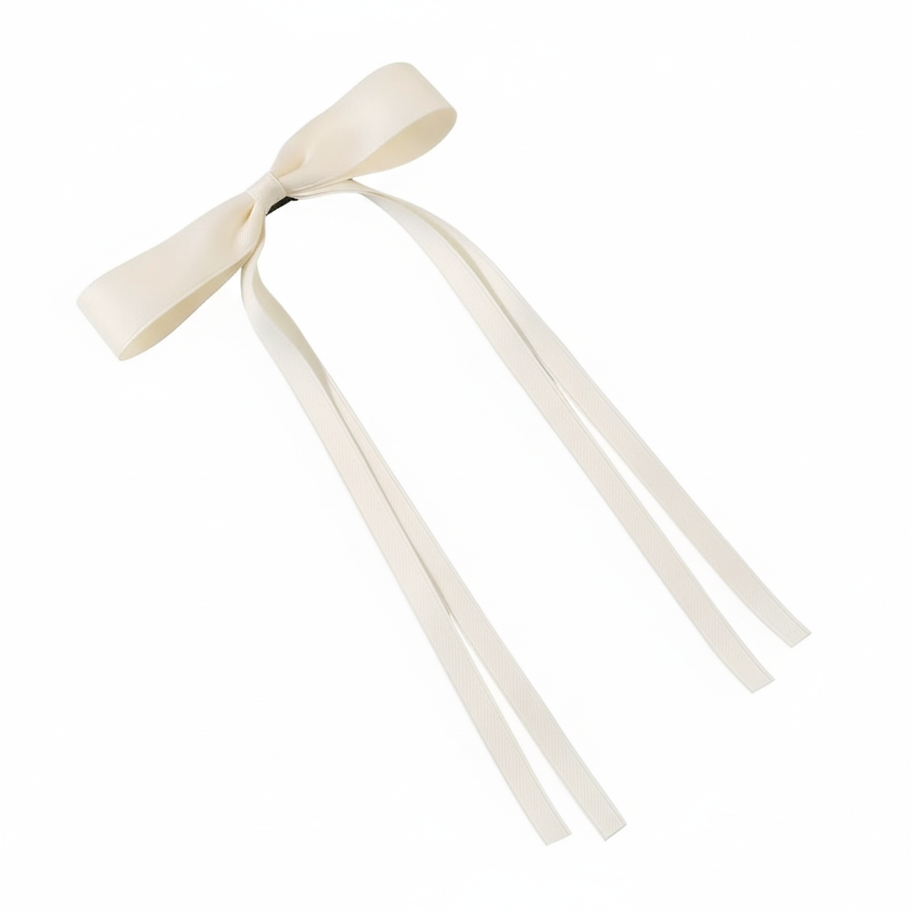 Satin Bow Hair Clip