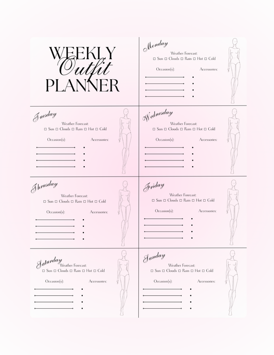 Weekly Outfit Planner