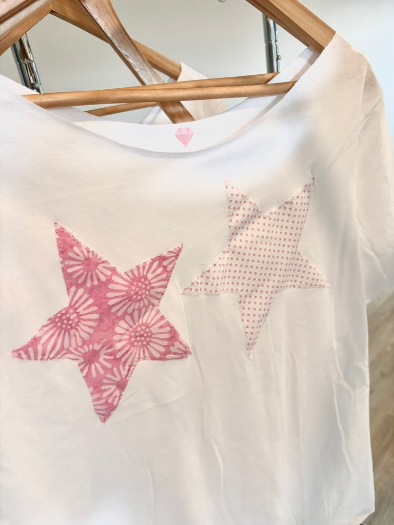 Recycled Patchwork Star T-Shirt