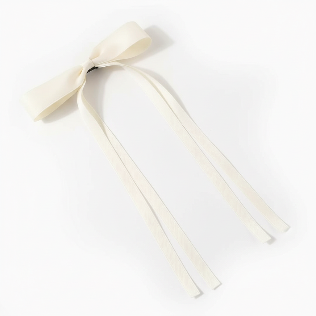 Satin Bow Hair Clip