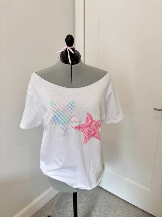 Recycled Patchwork Star T-Shirt