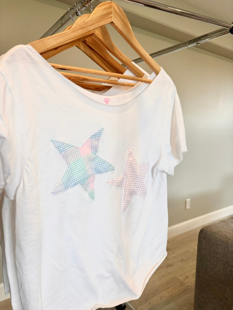 Recycled Patchwork Star T-Shirt