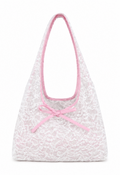 Lace Bow Shoulder Bag