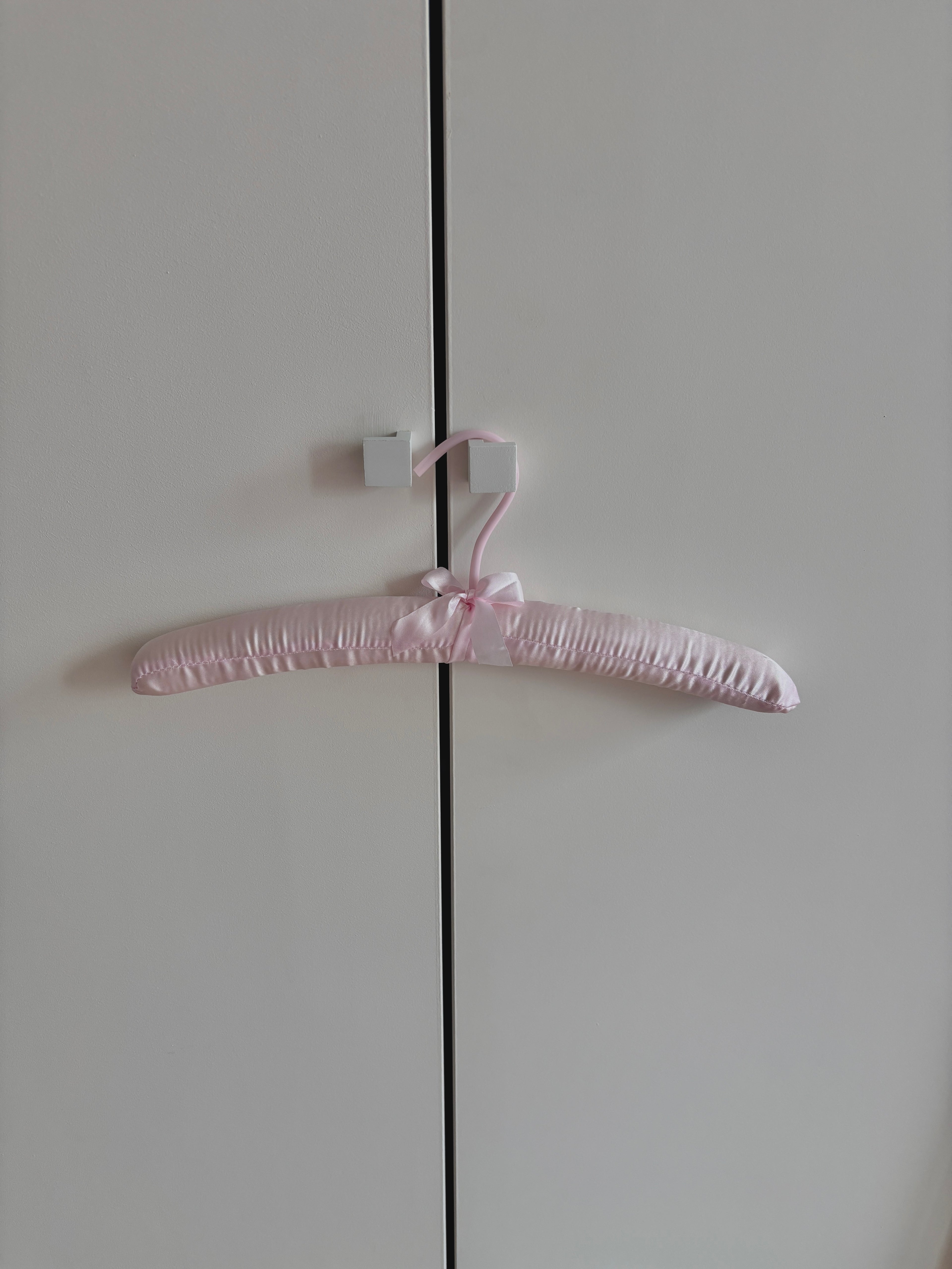 Pink Satin Hanger
