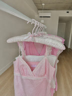 Pink Satin Hanger