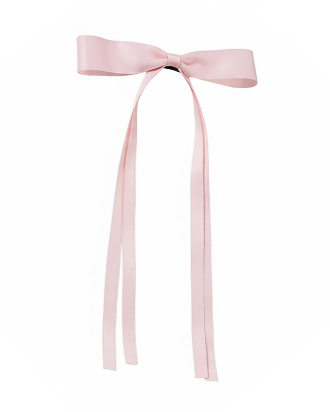 Satin Bow Hair Clip