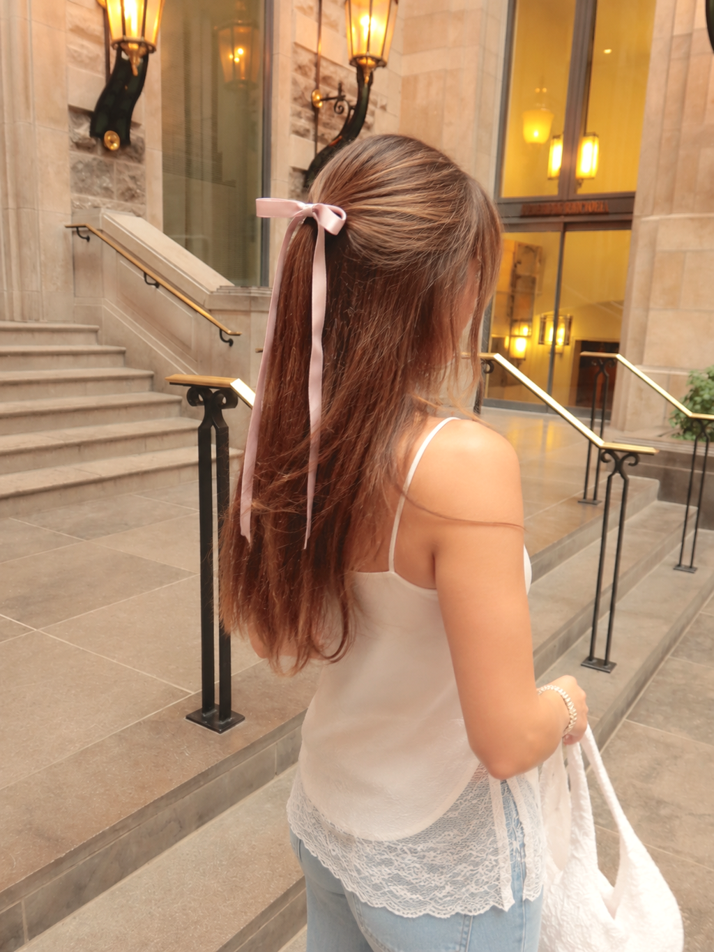 Satin Bow Hair Clip